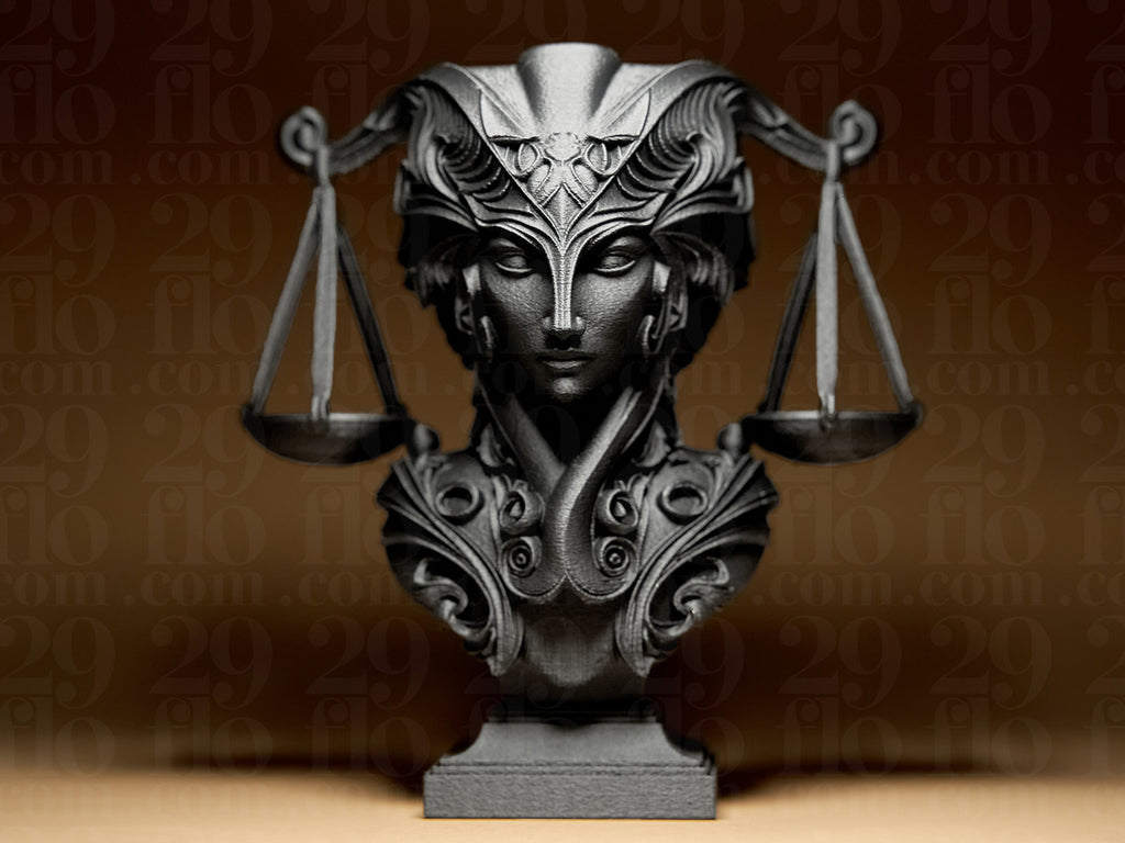 Lady Libra Skulptur – Sternzeichen Waage FehnFactory