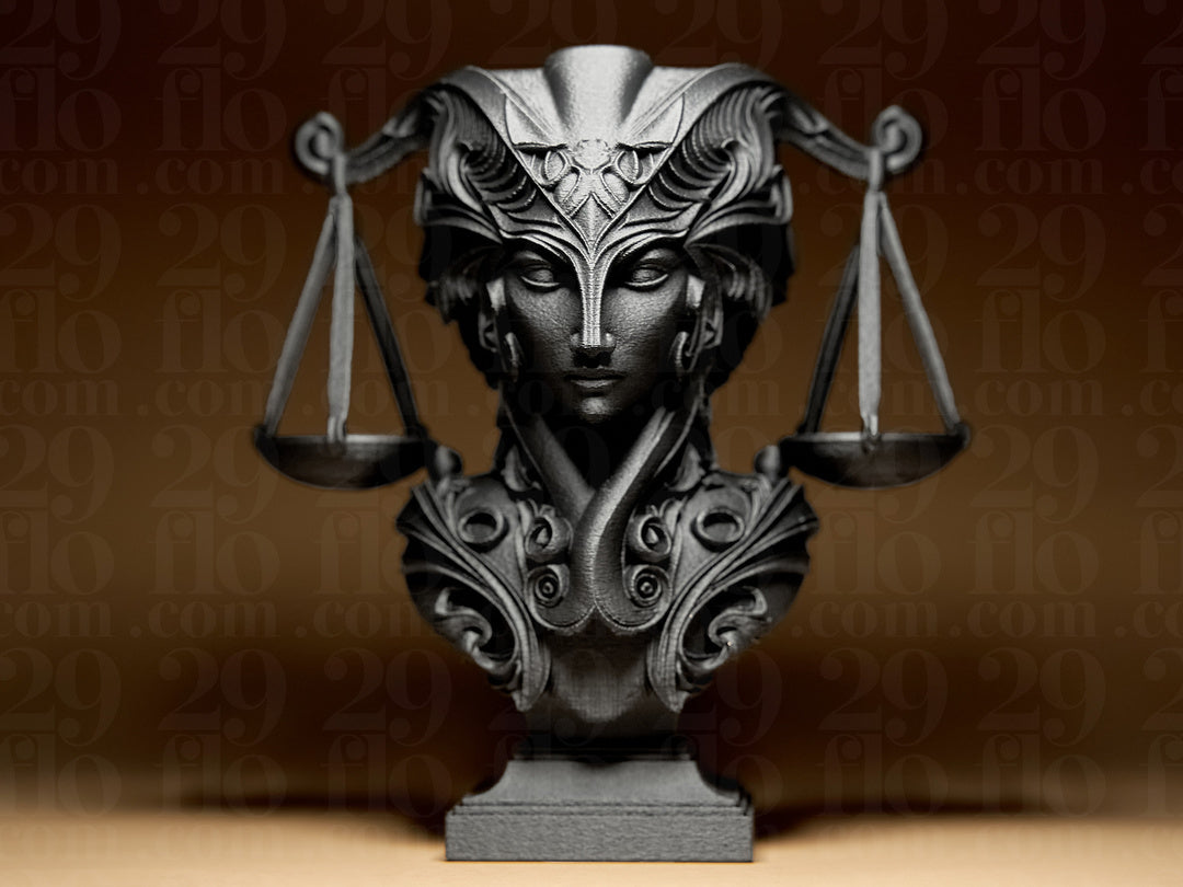 Lady Libra Skulptur – Sternzeichen Waage FehnFactory