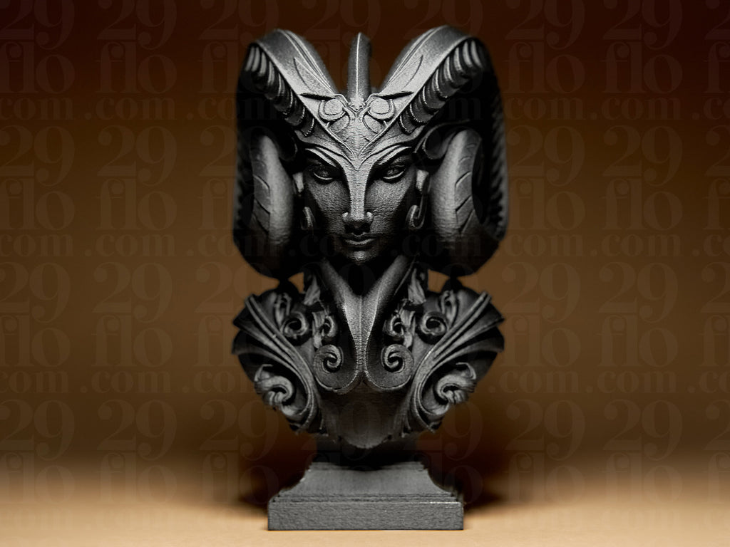 Lady Aries Skulptur – Sternzeichen Widder FehnFactory