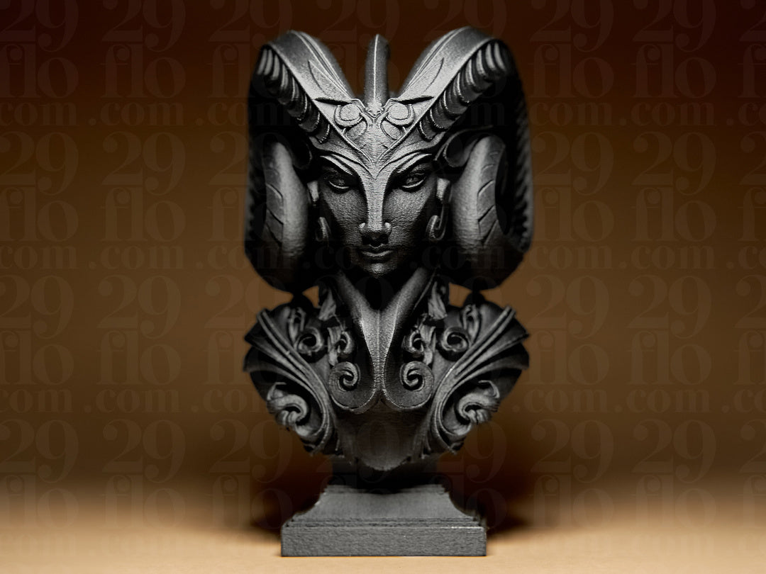 Lady Aries Skulptur – Sternzeichen Widder FehnFactory