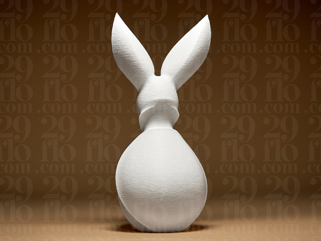 Moderne Hasenfigur – Minimalistische Skulptur FehnFactory