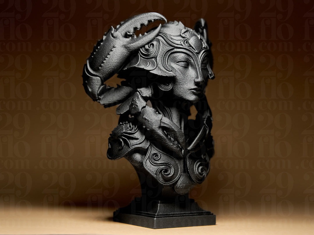 Lady Cancer Skulptur – Sternzeichen Krebs FehnFactory
