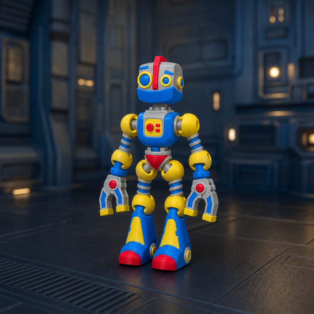 MiniBot – bewegliche Roboterfigur FehnFactory