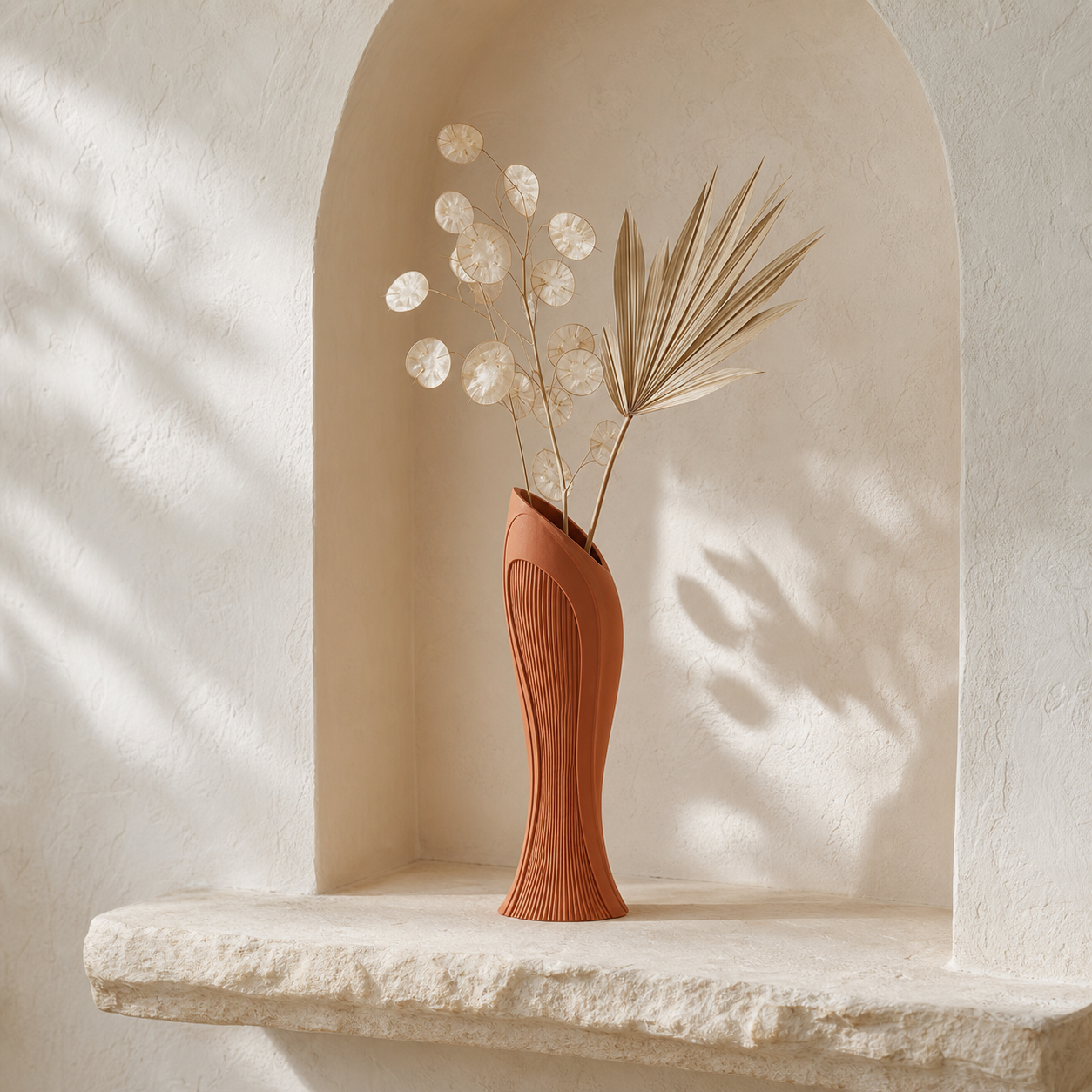 Capsule Vase – Skulpturale Trockenblumenvase FehnFactory