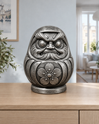 Daruma – 06-handbemalt-silber