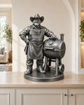 BBQ-Grillmeister Texas – 06 handbemalt silber