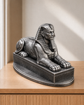 Sphinx – 06 handbemalt silber