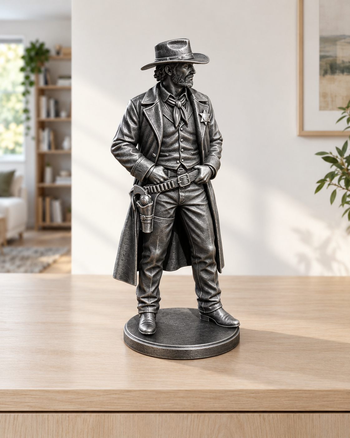 Sheriff – 06 handbemalt silber