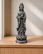 Guanyin – 06 handbemalt silber