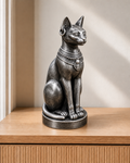 Bastet – 06 handbemalt silber