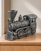 Western-Dampflok – 06 handbemalt silber