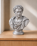 Caesar – römische Büste – 06 handbemalt silber