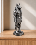 Anubis – 06 handbemalt silber