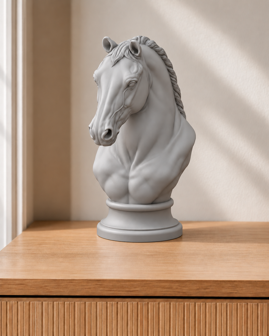 Lipizzaner – Pferdebüste – 06 handbemalt silber