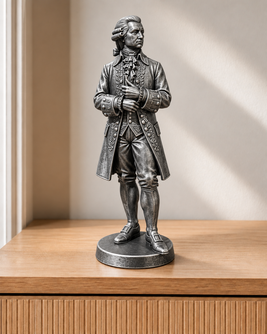 Mozart – 06 handbemalt silber