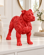 Staffordshire Ornament - Rot gedruckt Wohnzimmer