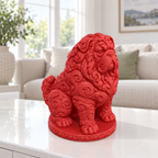 Tibetmastiff Ornament - Rot gedruckt Wohnzimmer