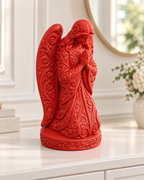 Betender Engel Ornament - Rot gedruckt Wohnzimmer
