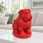 Bulldoggen-Welpe Ornament - Rot gedruckt Wohnzimmer