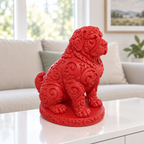 Golden Retriever Ornament - Rot gedruckt Wohnzimmer