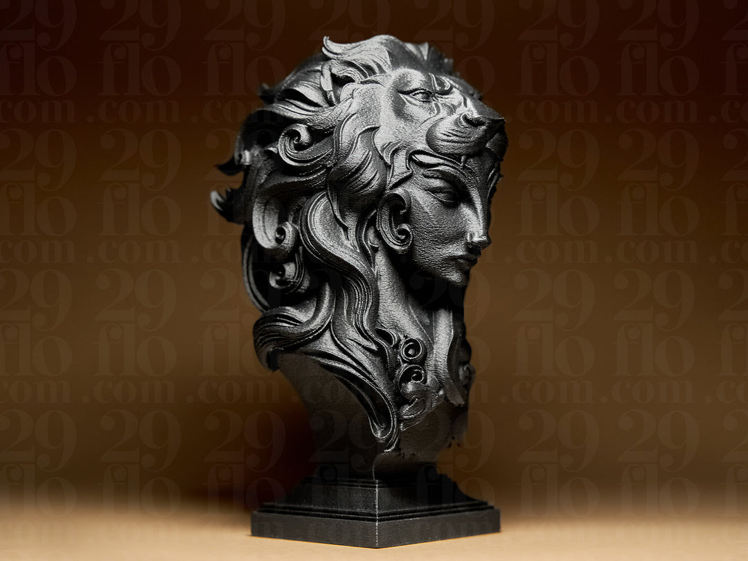 Lady Leo Skulptur – Sternzeichen Löwe FehnFactory
