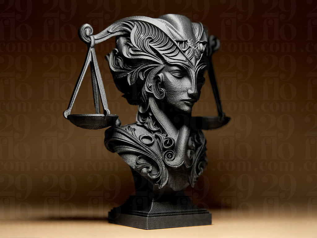 Lady Libra Skulptur – Sternzeichen Waage FehnFactory