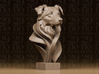 5 moderne Hundebüsten – Bulldogge, Beagle, Australian Shepherd, Chihuahua & Golden Retriever FehnFactory