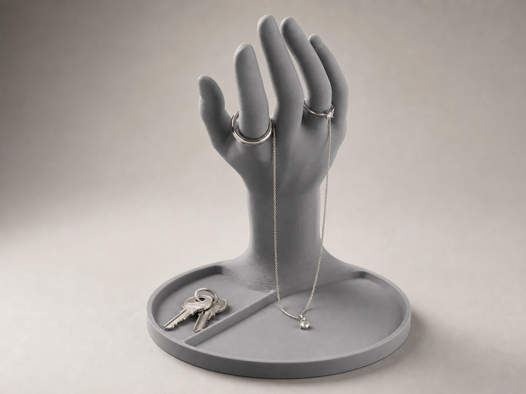 Jewelry Hand with Tray – Schmuck- und Schlüssel-Organizer FehnFactory