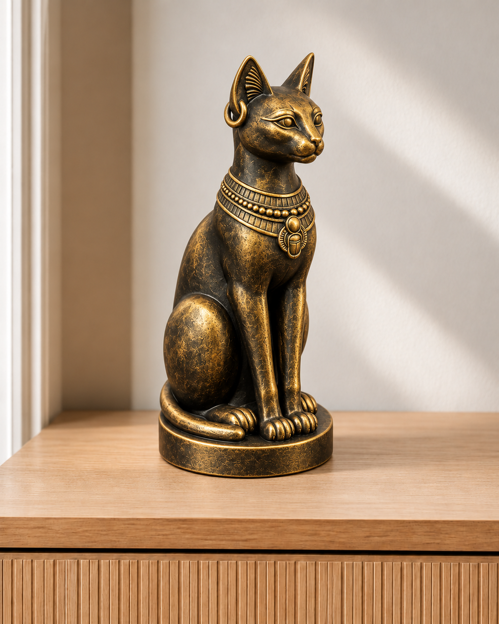 Bastet – 07 handbemalt gold