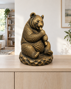 Großer Panda – 07 handbemalt gold