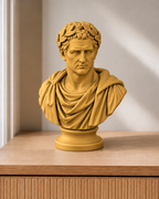 Caesar – römische Büste – 07 handbemalt gold
