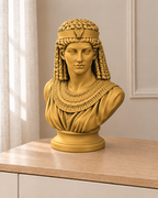 Kleopatra – ägyptische Büste – 07 handbemalt gold