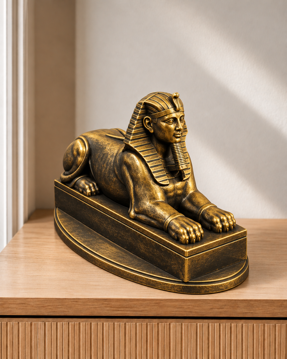 Sphinx – 07 handbemalt gold