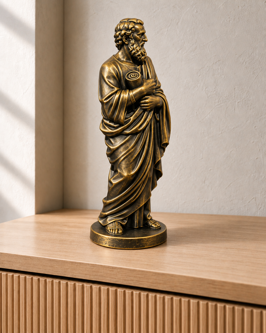 Philosoph – 07 handbemalt gold