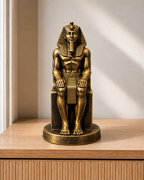 Pharao auf Thron – 07 handbemalt gold