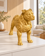 Staffordshire Ornament - Gold gedruckt Wohnzimmer