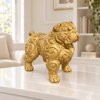 American Bully stehend Ornament - Gold gedruckt Wohnzimmer