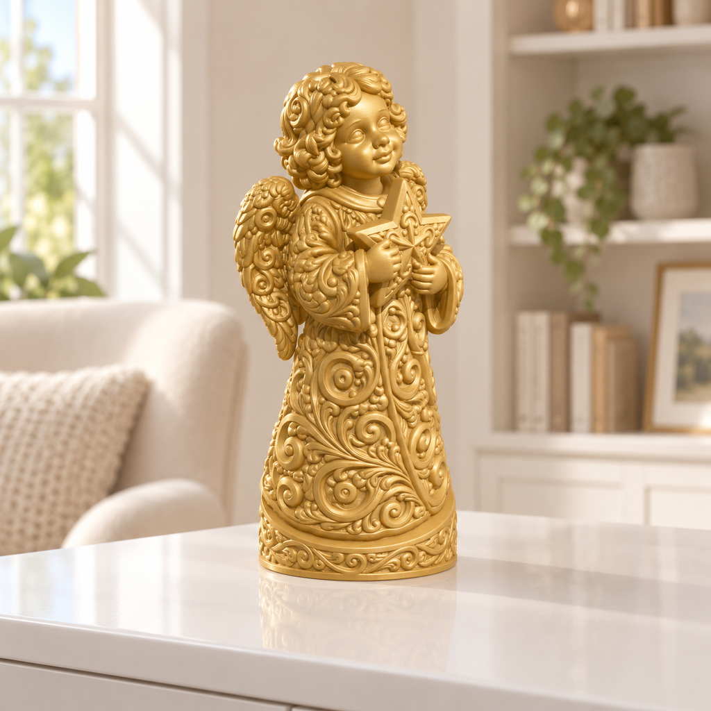 Christkind Ornament - Gold gedruckt Wohnzimmer