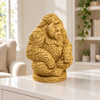 Orang-Utan Ornament - Gold gedruckt Wohnzimmer