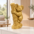 Koala am Baumstamm Ornament - Gold gedruckt Wohnzimmer