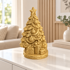Baum mit Geschenken Ornament - Gold gedruckt Wohnzimmer