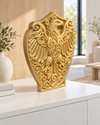 Adlerwappen Ornament - Gold gedruckt Wohnzimmer