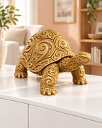 Schildkröte Ornament - Gold gedruckt Wohnzimmer