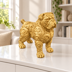 Presa Canario Ornament - Gold gedruckt Wohnzimmer