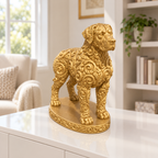 Dogo Argentino Ornament - Gold gedruckt Wohnzimmer