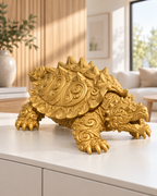 Schnappschildkröte Ornament - Gold gedruckt Wohnzimmer