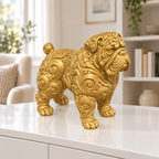 Mastino Napoletano Ornament - Gold gedruckt Wohnzimmer