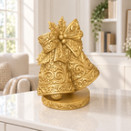 Glockenpaar Ornament - Gold gedruckt Wohnzimmer