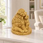 Rottweiler mit Welpe Ornament - Gold gedruckt Wohnzimmer
