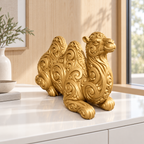 Ruhendes Kamel Ornament - Gold gedruckt Wohnzimmer